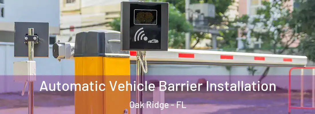Automatic Vehicle Barrier Installation Oak Ridge - FL